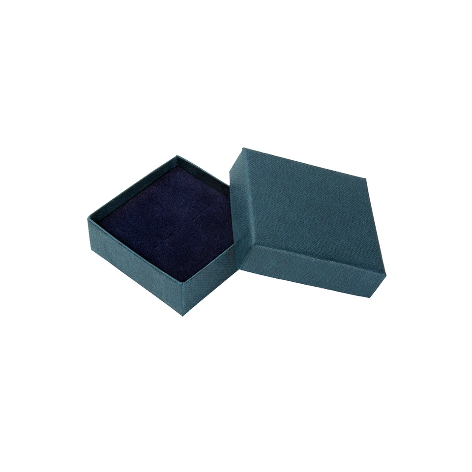 Argento Sterling 5mm Zircone Cubico orecchini a perno cuore / Scatola regalo - Immagine 2 di 2