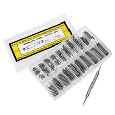 Watch Band Clock Parts Link Pin Spring Pins Bars Double Flange