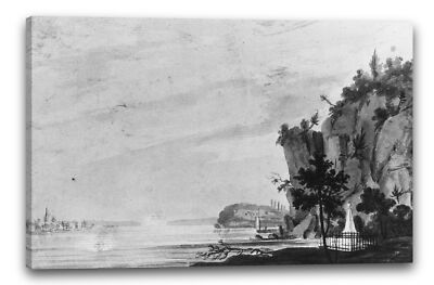 Kunstdruck Pavel Petrowitsch Svinin - Das Denkmal für Alexander Hamilton in Wee