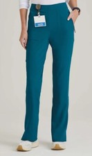Barco Scrubs 601 Flat Front Scrub Pant in "Bahama" Size L