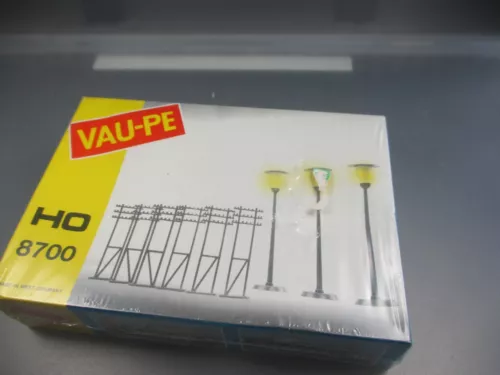 Vau-Pe /Vaupe: Bausatz Nr. 8700 Lampen/Masten, neu in OVP, Spur H0 (Stiege53)