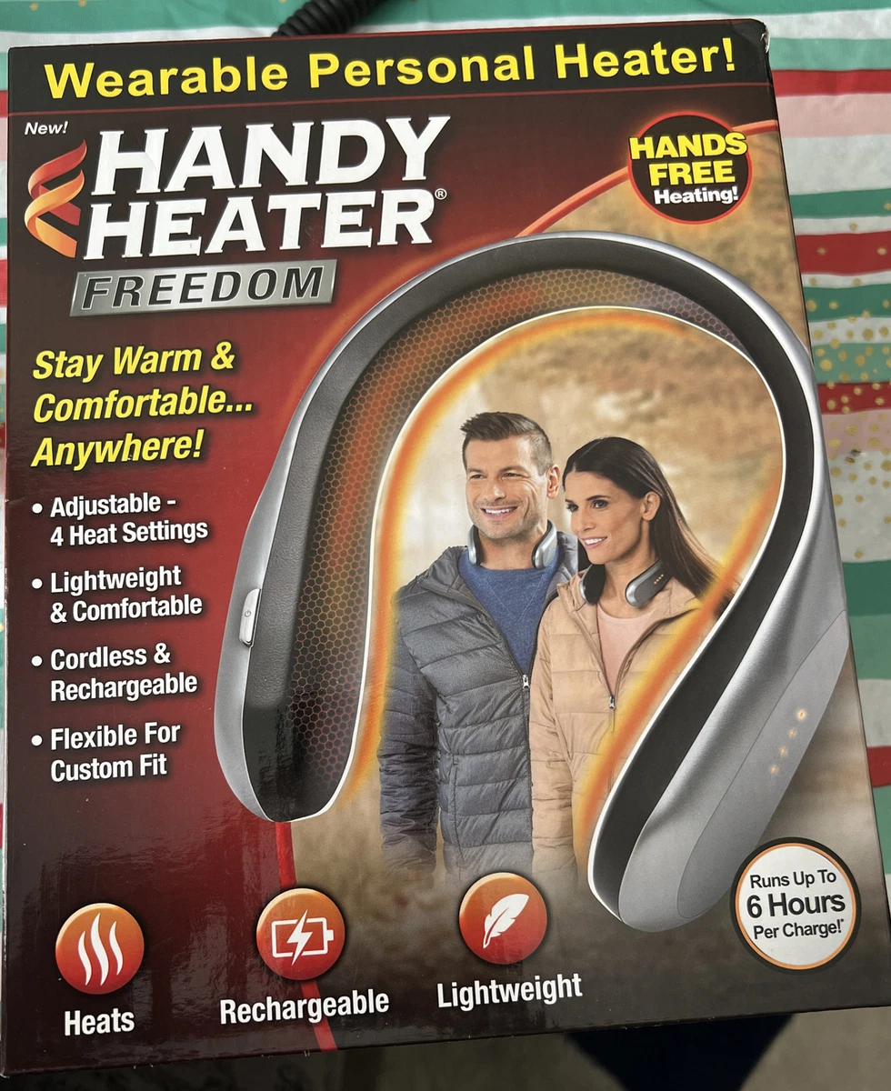 Handy Heater Freedom Wearable Personal Heater Cordless Lightweight  Rechargeable 735541041228 | eBay