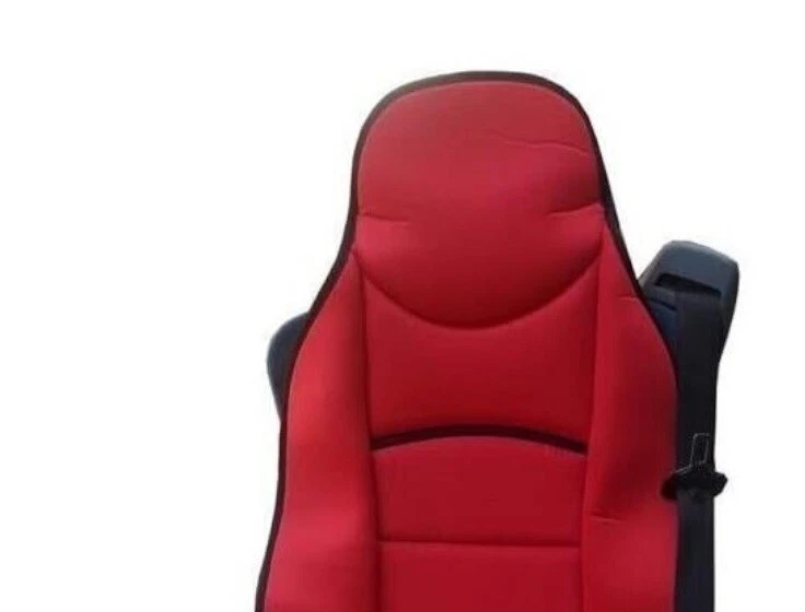 1x Red Premium Comfort Padded Seat Cover Cushion For Volvo 16 Fh16 Fh12 Fl Fe Fm Foto 2 de 3