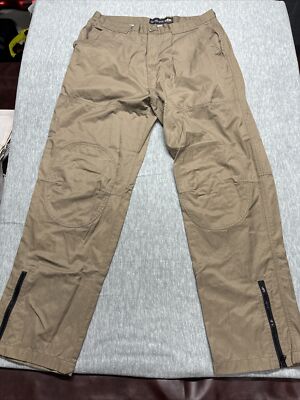 OTB One Tough Brand Tan Cotton Nylon Lightweight Pants Hiking Skater Size 36x32