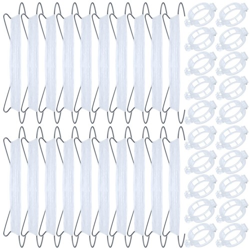40Pcs Tomato Hooks, Tomato Hooks with String, Tomato Holder Hooks