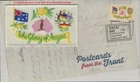 Australia 2025 Postcards from the Front FDC (with embroidered badge) 2500 issued