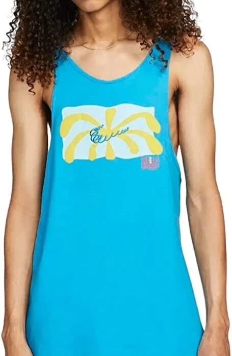 NIKE SPRING / SUMMER BREAK MEN'S TANK TOP / TSHIRT Blue Small DR9844