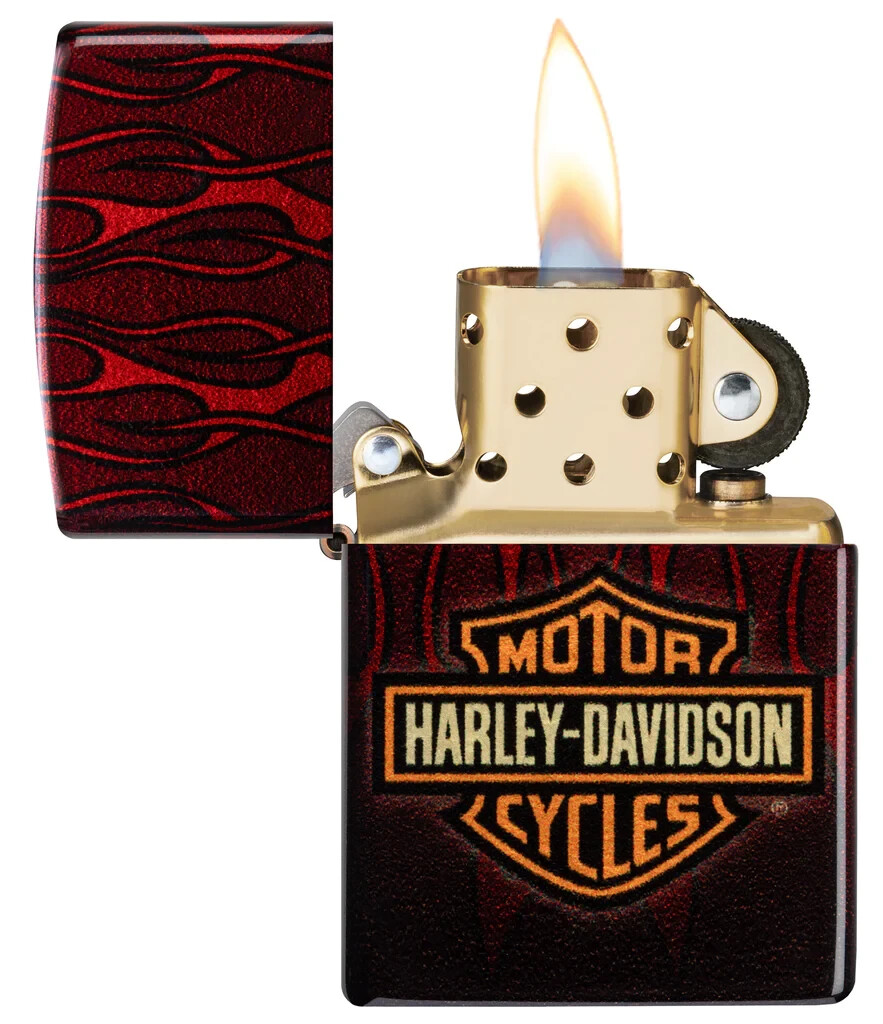 Harley-Davidson Zippo ビンテージ Zippo 48994, Harley Davidson Motorcycles Eagle Design, 540 Fusion