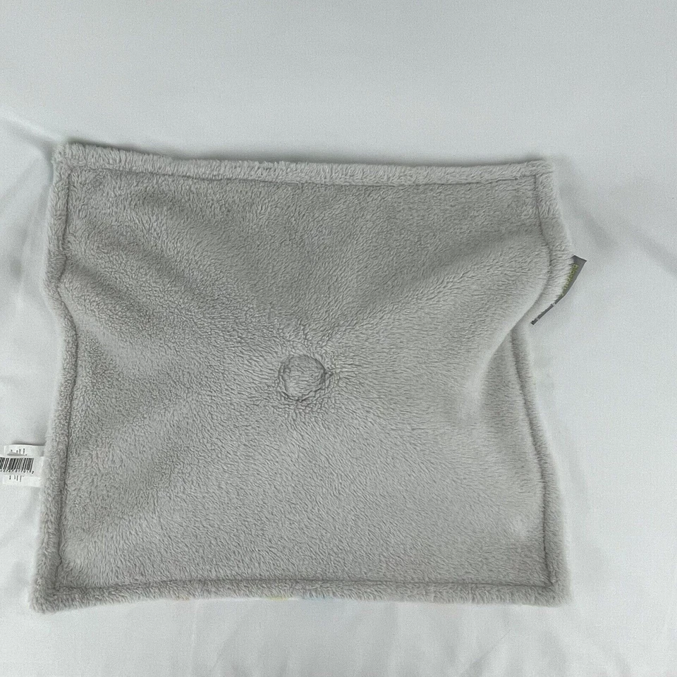 Mantas y más allá elefante Lovey 15" manta de seguridad para bebé soporte para chupete verde Foto 4 de 4