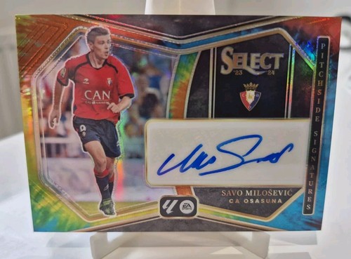 2023-24 Panini Select La Liga Tie-Dye Auto 1/25 - Savo Milosevic - Osasuna
