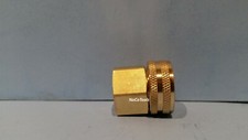 Solid Brass Garden Hose Swivel Fitting 3/4" Inch Female GHT 1/2" Inch Female NPT