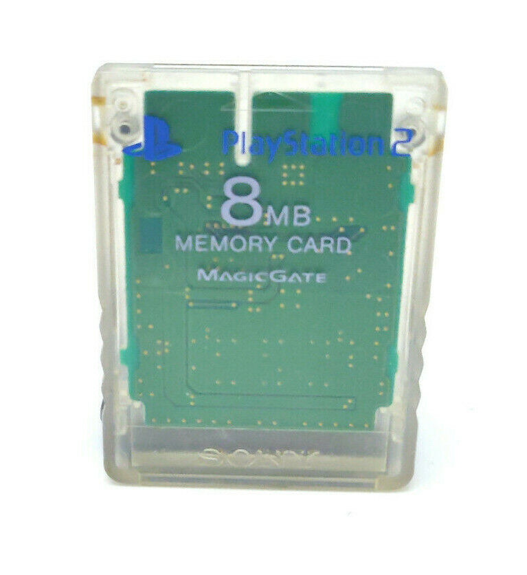 Official OEM Sony Playstation 2 PS2 Memory Card 8MB Magic Gate