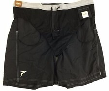 Caribbean Swimsuit Mens 2XB Black Big Tall Roundtree York Drawstring Pockets Zip