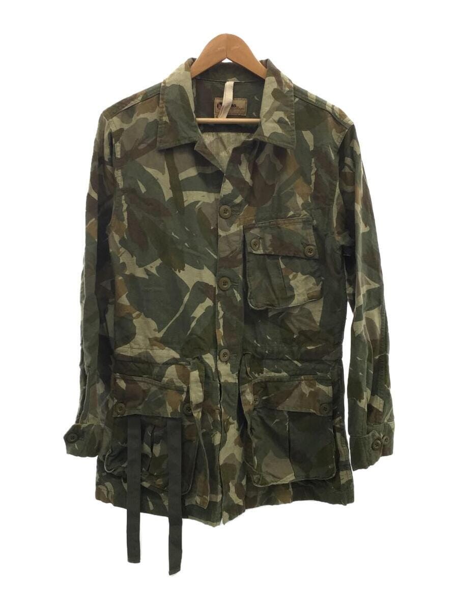 NIGEL CABOURN LYBRO 2022SS BUSH JACKET Nigel Cabourn LYBRO BUSH JACKET 44 Green Camouflage Military