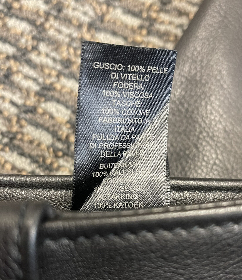 Coach New York Italian Made Leather Motorcycle Pants Size 0 | eBay