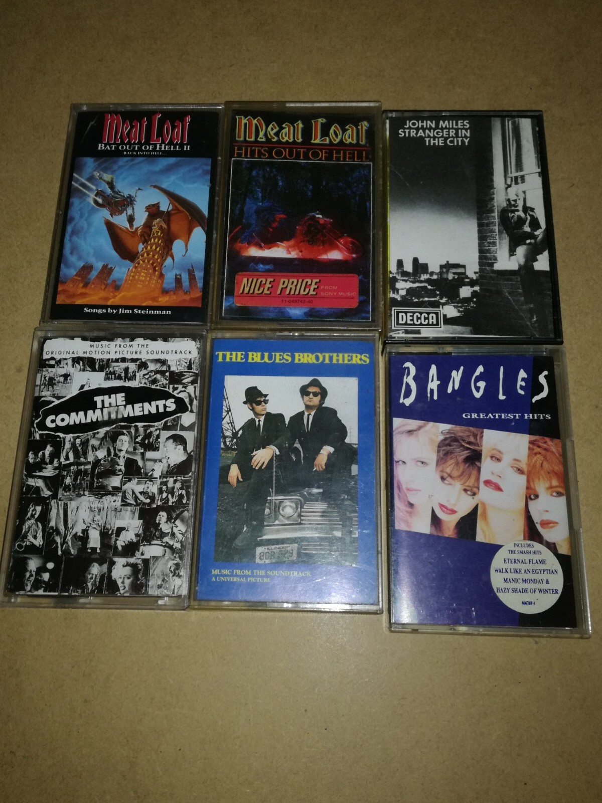 Cassette Tape Joblot Bundle 80's 90's Meat Loaf Queen Texas Lou Reed