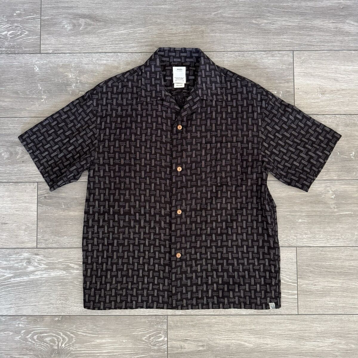 Visvim SS23 Wallis Shirt S/S Kasuri, Black, Size 1 | eBay Visvim SS23 Wallis Shirt S/S Kasuri, Black, Size 1 | eBay