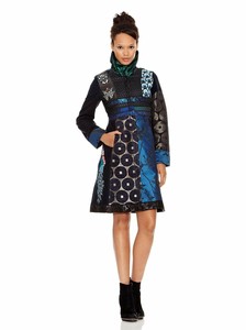 desigual patchwork coat