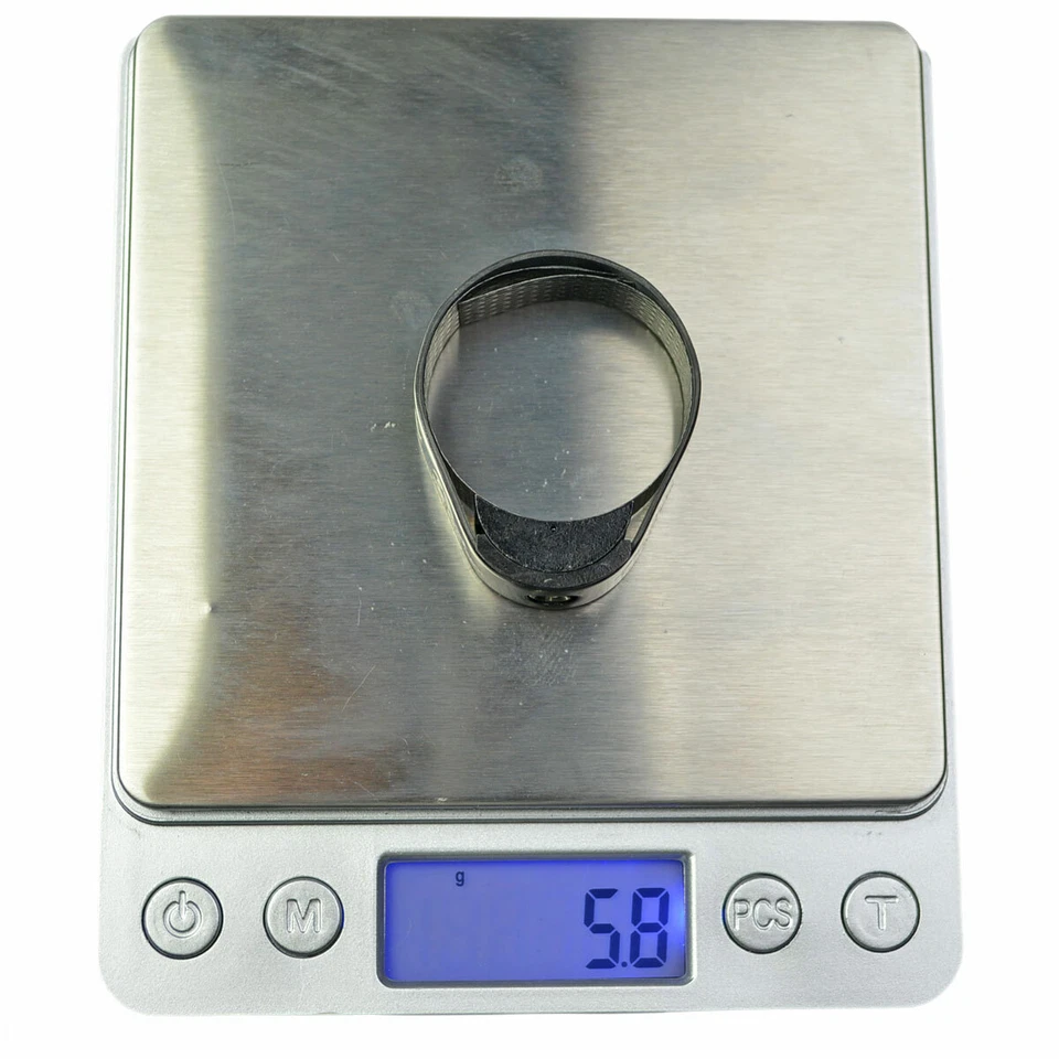 Abrazadera de tija de sillín OMNI Racer WORLDS LIGHTEST CARBON 31,8-32 mm ¡SOLO 5,8 gramos! MATE Foto 3 de 4