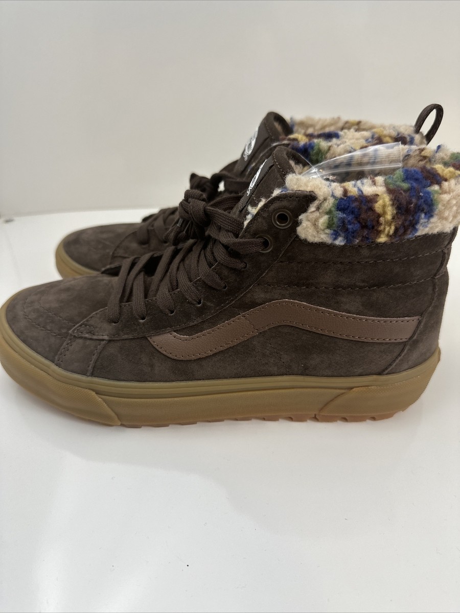 Vans SK8-Hi MTE-1 Brown Gum Sherpa - Size 8.5 | eBay display picture 1