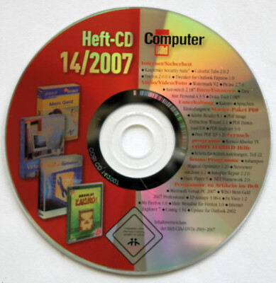 Für Sammler: Computer Bild Heft-CD 14/2007