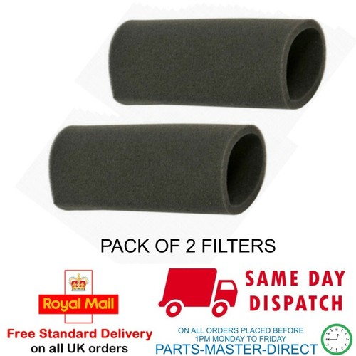 FITS BOSCH ATHLET BCH6 754175 CORDLESS VACUUM CLEANER FOAM FILTER x 2