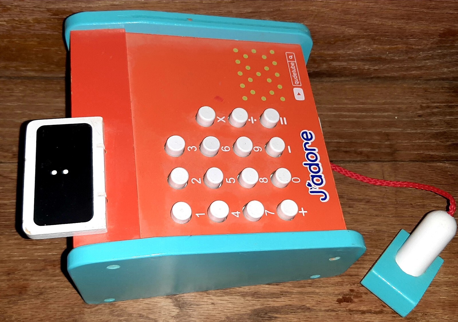 как выглядит Jadore Wood Cash Register Grocery Scanner Pretend Play Toy фото