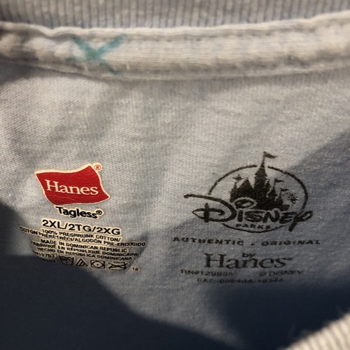 disney resort Blue T Shirt Mickey Mouse 2XL Best Day Ever - Picture 10 of 12