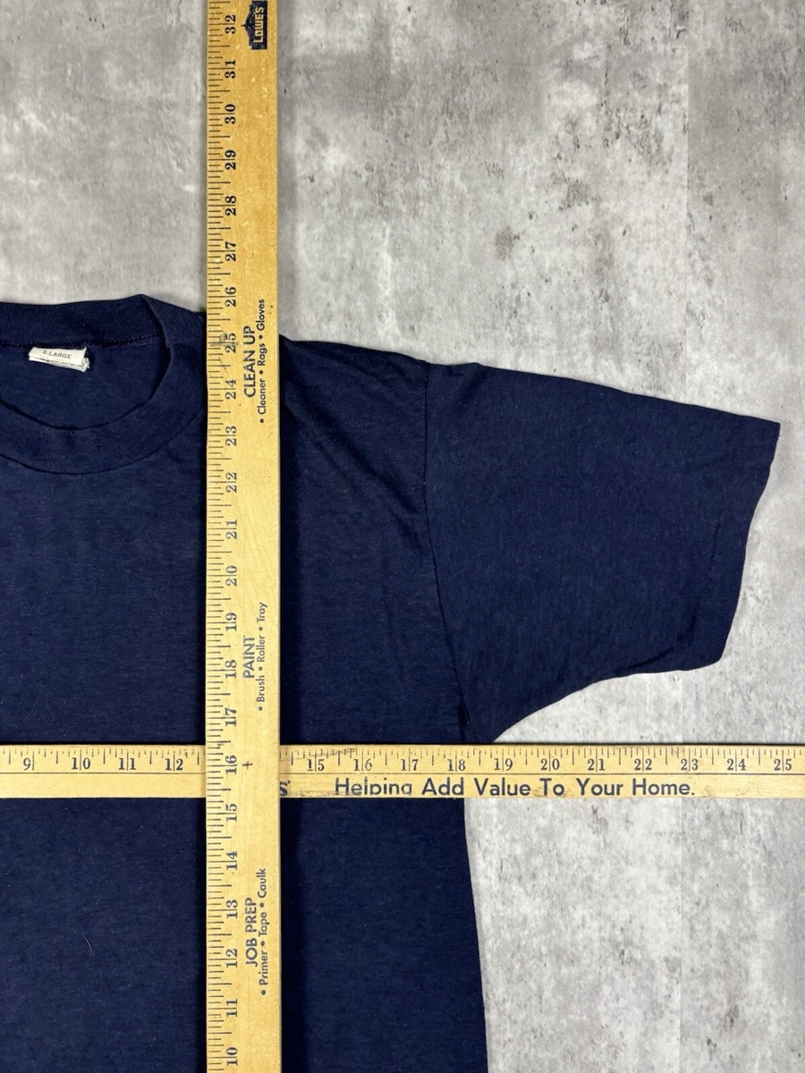 トップス 70'S-80'S VINTAGE NAVY FOODIE Vintage 70s 80s Navy Blue Graphid T-Shirt size S | eBay