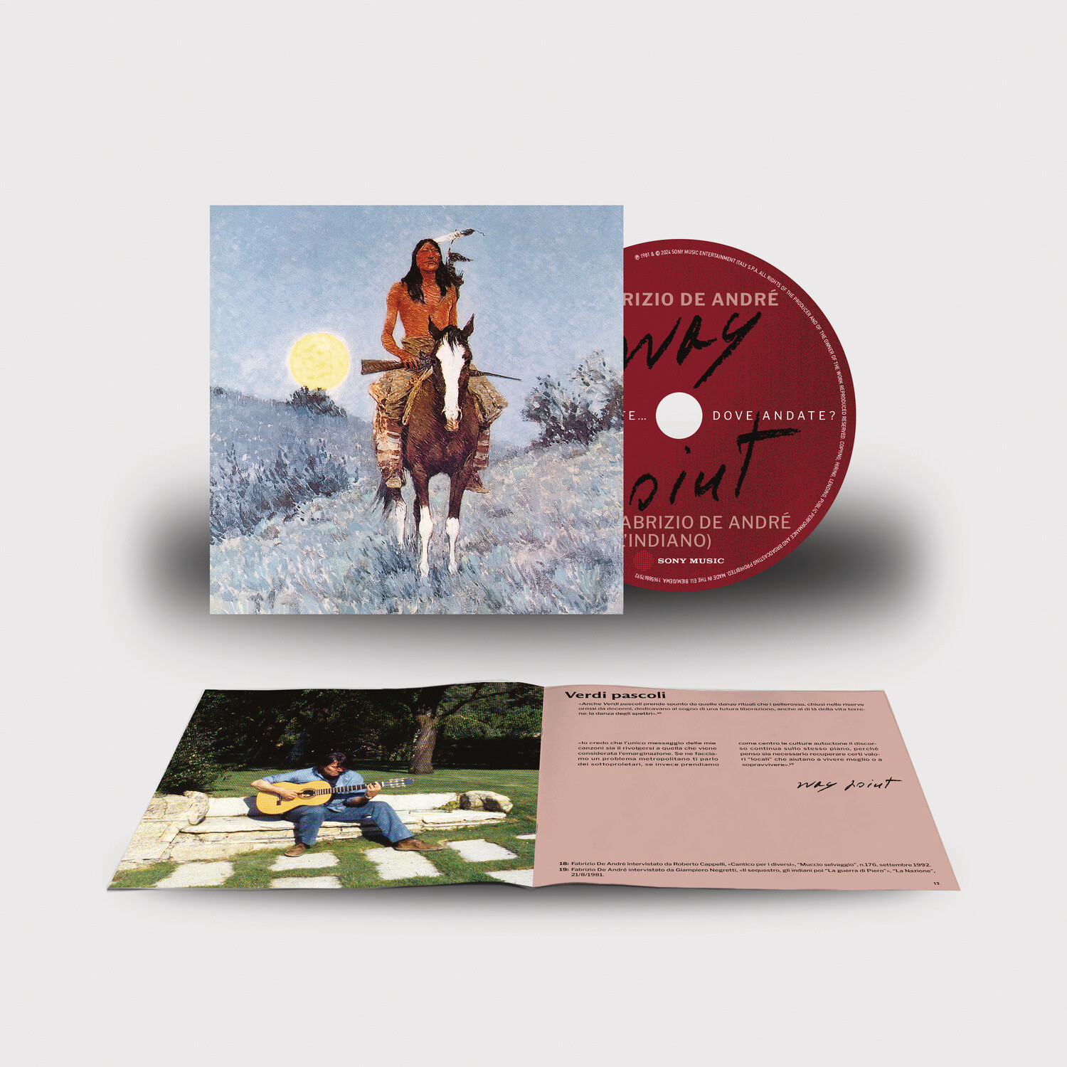 Fabrizio De Andre (Indian) - New Editorial Booklet (CD)