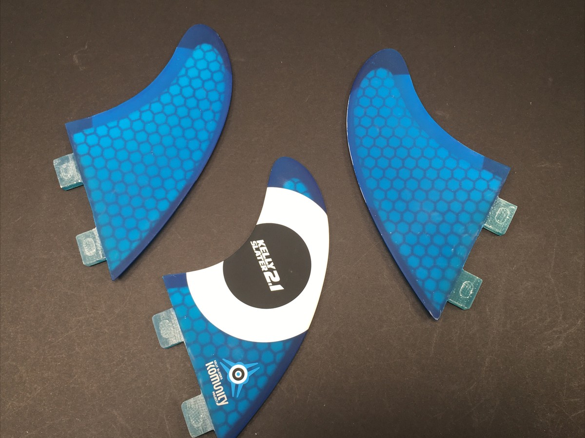 2.1 Kelly Slater surfboard fins Fits FCS Size Medium 3 Fin