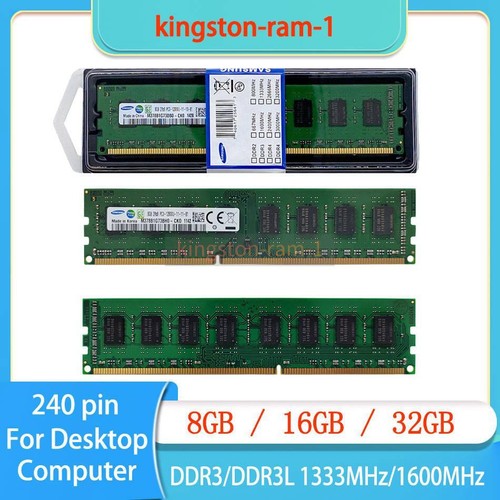 Samsung 8 GB/16 GB/32 GB DDR3/DDR3L 1333 1600 MHz DIMM Desktop PC Memory 240-pin