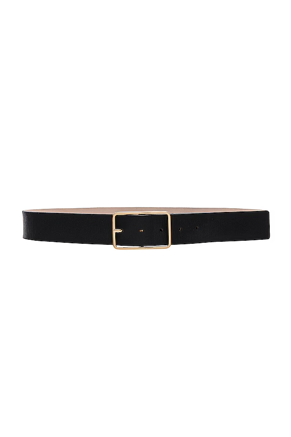 B-Low the Belt Milla Belt in Black & Gold Leather Revolve L NWOT $140