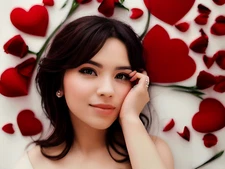 DESIGN Photo Digital Product Collage Image,Picture Valentine´s day hearts love