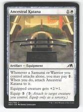 Ancestral Katana 1 Common Kamigawa: Neon Dynasty Magic: The Gathering LP
