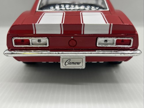 1/18 WELLY 1968 Red w White Stripes Chevy Camaro Z28 jm #12553 NO BOX! - Picture 8 of 21