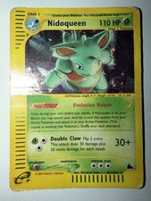 Pokemon Card Nidoqueen H21/H32 WOTC Skyridge Set Holo Rare Played