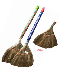 3PCS All Natural Vietnamese Soft Straw Broom Eco-Friendly Grass Broom for Indoor