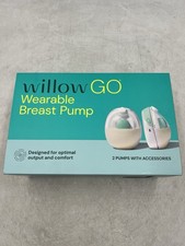 Willow Go Wearable Double Electric Breast Pump Kit New In Box