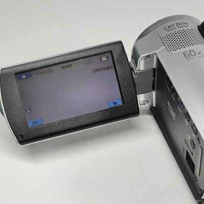 Sony Handycam DCR-SR37E Camcorder Silver 60GB HDD 60x Optical Zoom