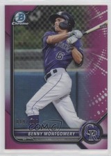 2022 Bowman Chrome Prospects Fuchsia Refractor 19/199 Benny Montgomery 0uh2