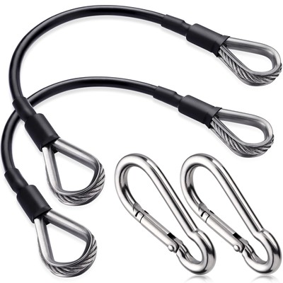 2PCS 10'' Gym Extension Cable Fitness Extension Rope Attachments Compatible wi...