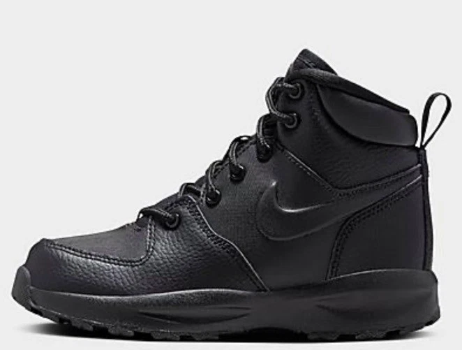 Nuevas Adorables Botas Nike Manoa '17 LTR Niño Pequeño Talla: 8 C Negras Foto 3 de 4