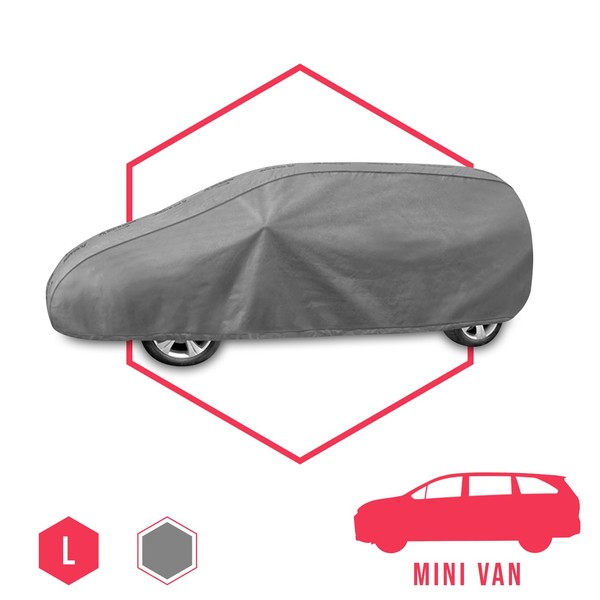 Autoplane FüR VW Touran I 03-15 Grau Garage Abdeckplane Autogarage Ganzgarage-image