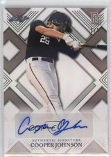 2023 Leaf Perfect Game National Showcase 1/1 Cooper Johnson #AU-CJ3 Auto 0u66