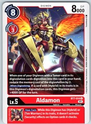 Aldamon BT7-014 U Uncommon Next Adventure Digimon Card