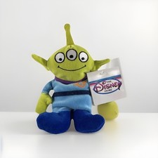 Disney Store Toy Story Alien 7" Bean Bag Plush Doll. New