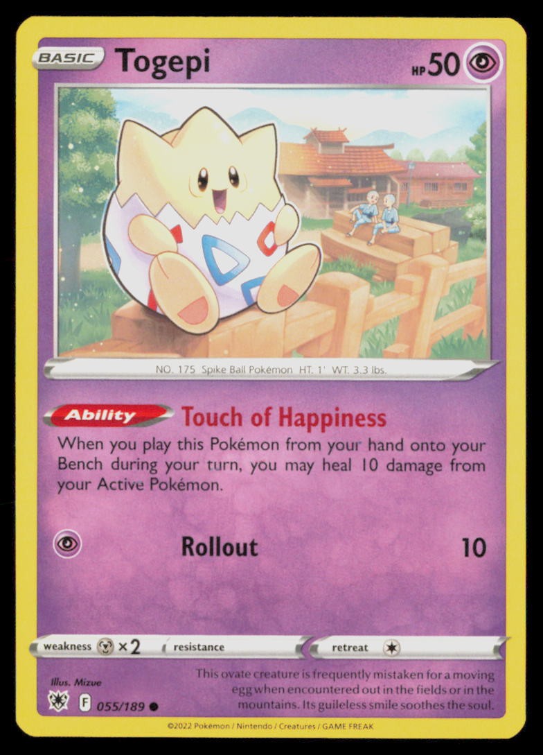 TOGEPI 055/189 ASTRAL RADIANCE POKEMON CARD NEAR MINT