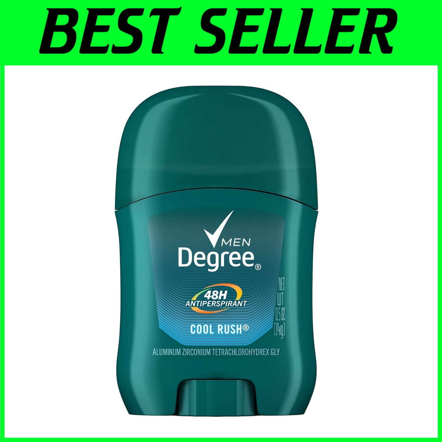 Cool Rush Men's Deodorant Stick, Pack of 36, Aluminum-Free