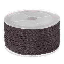 Nylon Beading Thread Cord 2mm Braided Nylon String 15M/49 Feet, Coffee
